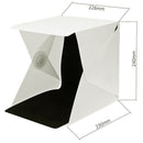 Light Room Mini Photo Studio 9" Photography Lighting Tent Kit Backdrop Cube Box