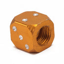 6x Car Truck Motocycle Bike Dice Tyre Tire Wheel Stem Air Valve Dust C EHF