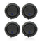 4PCS New Mini Round Blue LED Rocker Indicator Switch 3 Pin On-Off 12V DC HQ