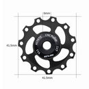 11T Aluminium Alloy Wheel Bike Rear Derailleur Pulley Guide Bearing New Hot BYD