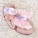 Angel Feather Wings For Newborn Infant Baby Photo Props Party Costume Dress fgd