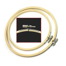 1x Practical Cross Stitch Machine Embroidery Hoop Ring Bamboo Sewing Too LZT