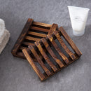 2X Wooden Soap Tray Holder Dish Box Case Bath Shower Plate Bathroom Acc VQI