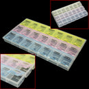 21 Grids Weekly Pills Storage-Case Small Jewelry Holder Organizer Box P OFX