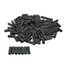 100pcs Black Brake Cable Housing Ferrule End Caps Crimp For Bike Bicycl YXH