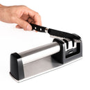 Pro Sharpener 3 Stages Stainless Steel Sharpener Kitchen Stone Tool New OBJ
