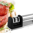 Pro Sharpener 3 Stages Stainless Steel Sharpener Kitchen Stone Tool New OBJ