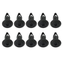 10Pcs Black Plastic Bumper Fastener Door Panel Trim Retainer Clips New VCK