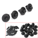 20pcs For Volvo Car Trusk Bumper Fender Black Plastic Riverts Fastener Cli UKH