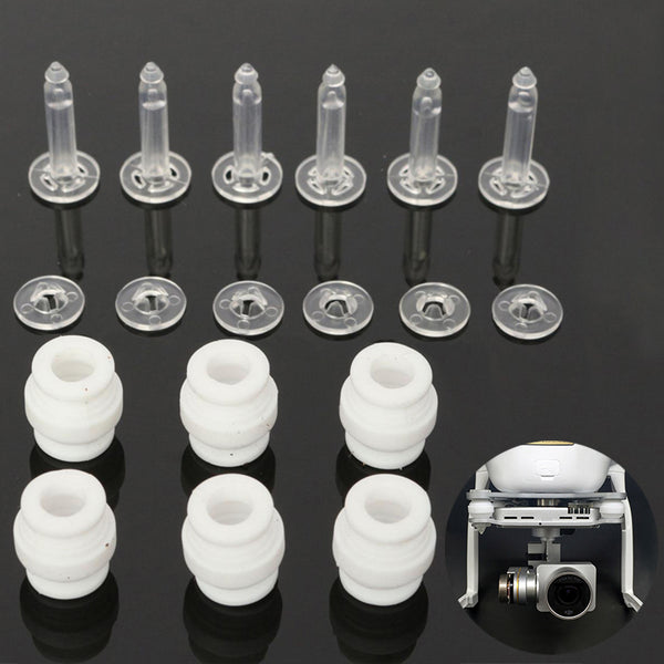 Rubber Damping Balls Anti Drop Pins Kit For DJI Phantom 3 Gimbal Camera PSZ