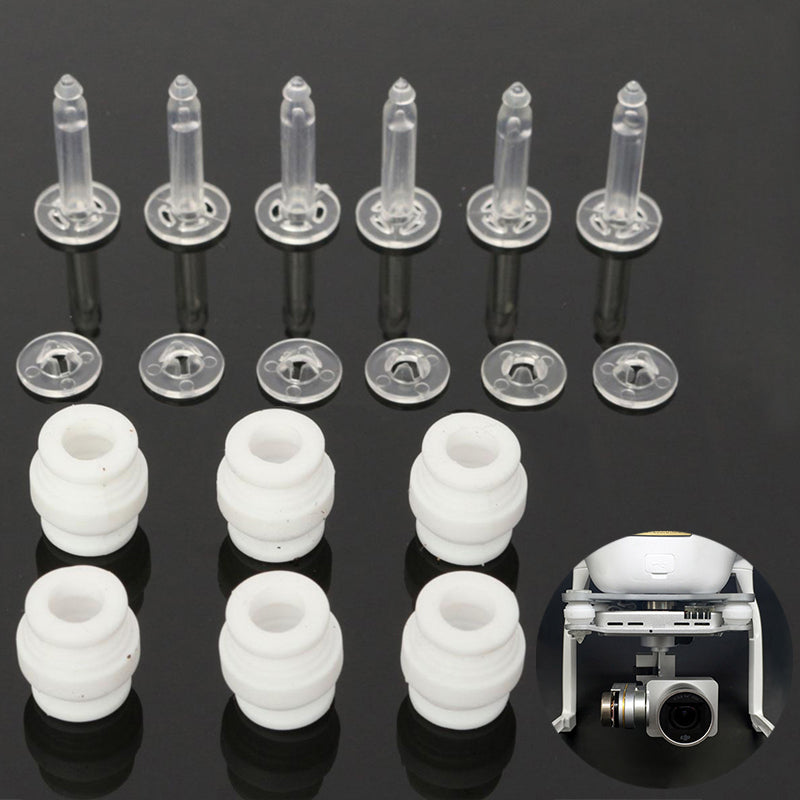 Rubber Damping Balls Anti Drop Pins Kit For DJI Phantom 3 Gimbal Camera PSZ