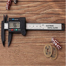 100mm 4inch LCD Digital Electronic Carbon Fiber Vernier Caliper Gauge Micr RXA