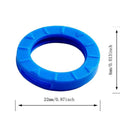 32Pcs Hollow Silicone Key Top Cap Cover Topper Keyring ID Marker Tag Bly B OBA