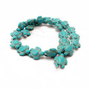 Fashion Lovely Turquoise Carved Little Turtle Spacer Beads Fit Bracelet Jewelry