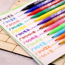 12x Art Graphic Drawing Dual Twin Tip Brush Sketch Manga Water Color Mark ZLR