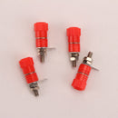 10pcs 4mm Banana Socket Binding Post Nut Plug Jack Male Connector Red and Black