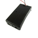 1Pcs Universal Dual Battery Box Compartment For 18650 3.7V Li-ion Black New