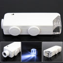 160X - 200X Zoom Mini Lighted Microscope Jewelers Loupe Magnifying Glass ert