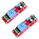 2X 12V NE555 Delay Relay Module Time Delay Switch Delay Adjustable 0~10  SYZ