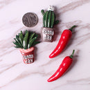 1pc Plants Cactus Flower Removable-Fridge Magnet Stickers Kitchen Decortion Gx