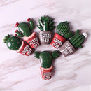 1pc Plants Cactus Flower Removable-Fridge Magnet Stickers Kitchen Decortion Gx