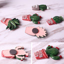 1pc Plants Cactus Flower Removable-Fridge Magnet Stickers Kitchen Decortion Gx