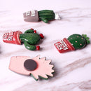 1pc Plants Cactus Flower Removable-Fridge Magnet Stickers Kitchen Decortion Gx