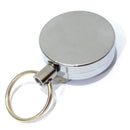 Stainless Steel Retractable Key Chain Recoil Keyring Belt Pull Heavy Cor ORB