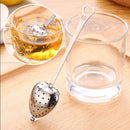 Mini Cute Heart Stainless Steel Tea Infuser Spoon Strainer Steeper Handle RJX