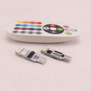 2 Pcs T10 6SMD 5050 RGB LED Car Dome Reading Light Lamp Bulb w/ Remote EET