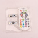 2 Pcs T10 6SMD 5050 RGB LED Car Dome Reading Light Lamp Bulb w/ Remote EET