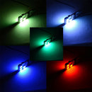2 Pcs T10 6SMD 5050 RGB LED Car Dome Reading Light Lamp Bulb w/ Remote EET