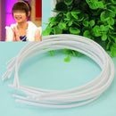 10 Pcs Fashion White Plain Lady Women Plastic Teeth Hairband Headband Ho PLQ