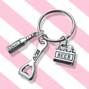 Beer Keychain  Charm Beer Pendant Beer Key chain Lover Gifts yyy IFA