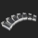 Clear Acrylic 7 Fingers Ring Display Jewelry Holder Stand Showcase Delica WHJ
