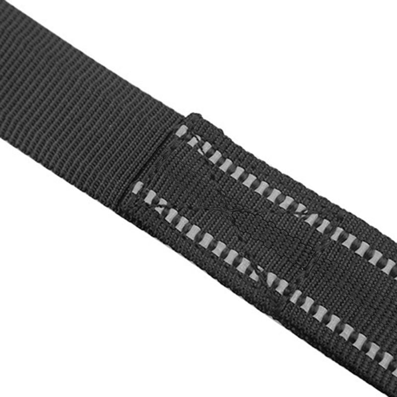 2x Strong Nylon Dog Pet Lead Leash With Clip For Collar Harness Black QYG PHP