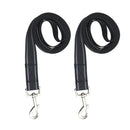 2x Strong Nylon Dog Pet Lead Leash With Clip For Collar Harness Black QYG PHP