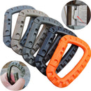 5 Pcs Buckle Key Chain D-Ring Snap Plastic Clip Hook Outdoor Carabiner Camping d