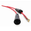 10X AGC Fuse Holder Case In-Line Black Red Plastic Screw Type With Wire  RCT