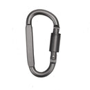 5pcs Ideal Aluminum Carabiner D-Ring Key Chain Keychain Clip Hook Outdoor  PUD