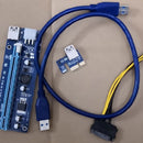 USB 3.0 PCI-E Express 1x To 16x GPU Extender Riser Card Adapter Power Cab GSP
