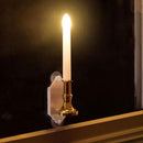 Solar Powered Candle Light Wall Lamp Landscape Window Wall Light Decor Pra PHY