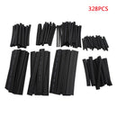 328x Heat Shrink Tube 1-14mm Rubber Tubing Wrap Sleeve Set Combo Practical