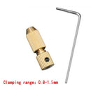 For 2.3mm Shaft Diameter Clamping 0.8-1.5mm Brass Motor Shaft Fixture Fu CNY
