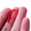 Fishing Lures Vivid Sea Red Earthworm Lure Soft Worm Crankbaits Artifici ZSI