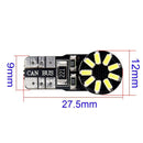 10x T10 3014 18SMD W5W 194 168 921 No Error LED Light Bulbs White 12V SEM