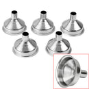 5X Stainless Steel Round Shaped Wide Mouth Hip Flask Funnel For Alcohol Bottle