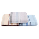 Cotton Plaid Men Handkerchief Square Decorative Suit Grid Hanky 38cm New