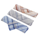 Cotton Plaid Men Handkerchief Square Decorative Suit Grid Hanky 38cm XCD XHH