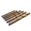 99X High Speed Steel Plated Titanium Twist Drill Straight Shank Drill Hand AOR